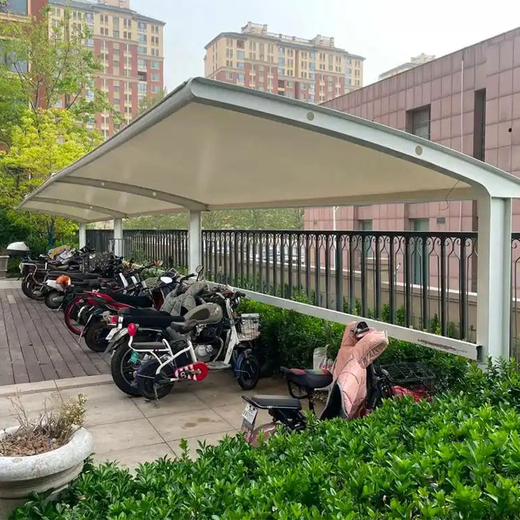 虹口区膜结构电动车棚